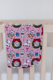 Wreath & Whiskers - Lightweight Blanket
