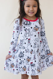 Spot of Cheer - Ruffle Dress
