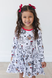 Spot of Cheer - Ruffle Dress