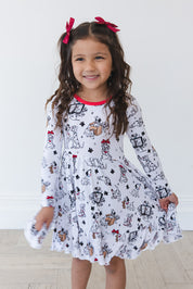 Spot of Cheer - Ruffle Dress
