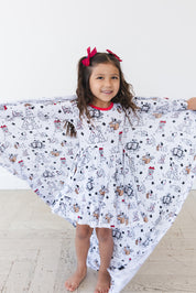 Spot of Cheer - Ruffle Dress