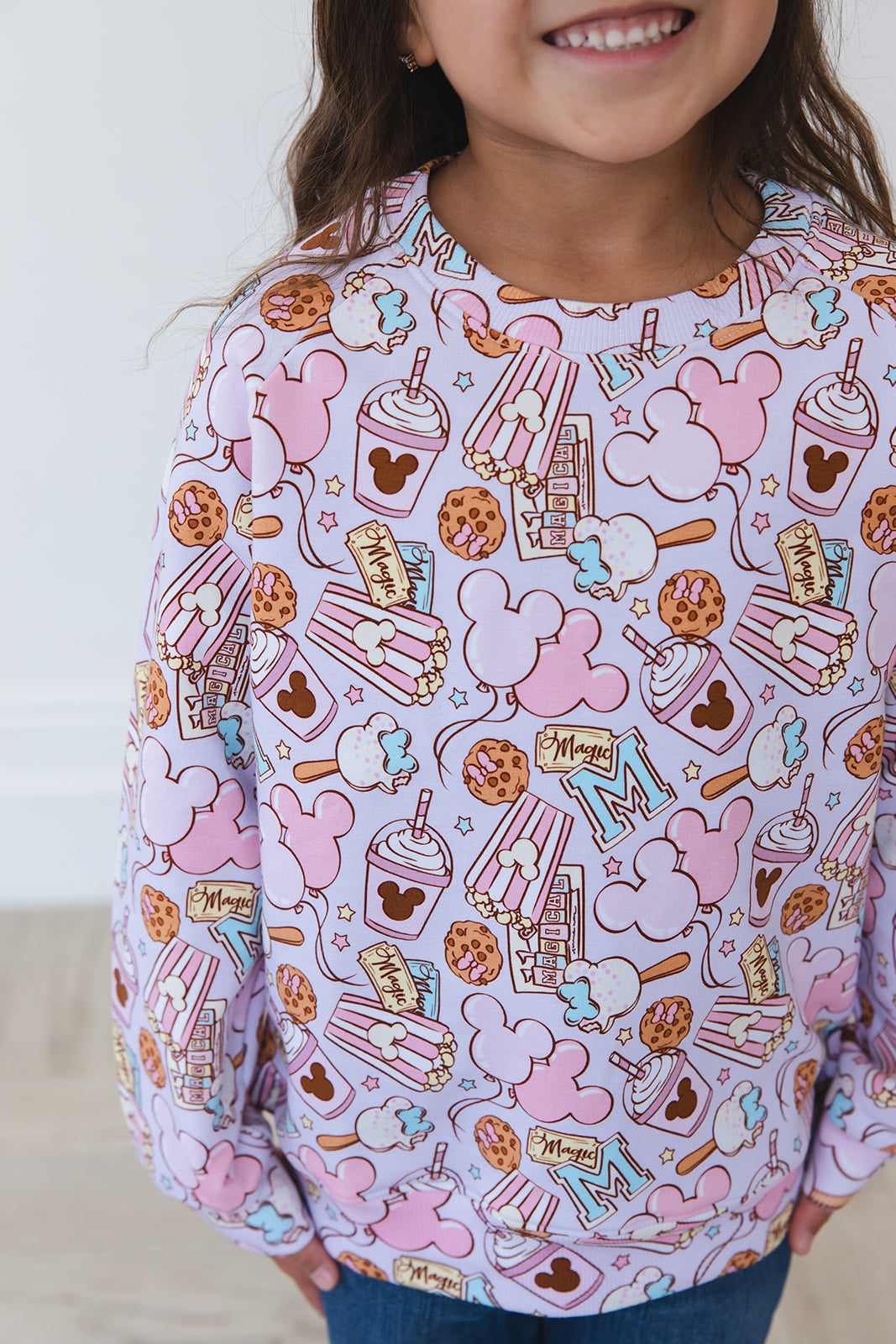 Snacks (purple) - Define Terry Sweatshirt