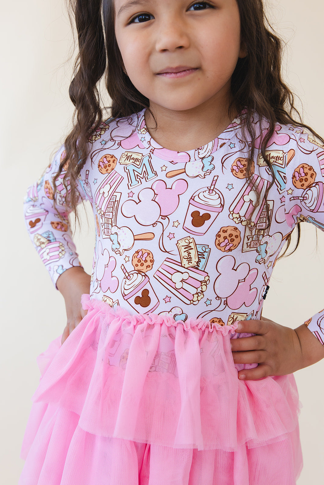 Snacks (purple) - Tutu Dress