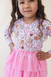 Snacks (purple) - Tutu Dress