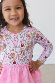 Snacks (purple) - Tutu Dress