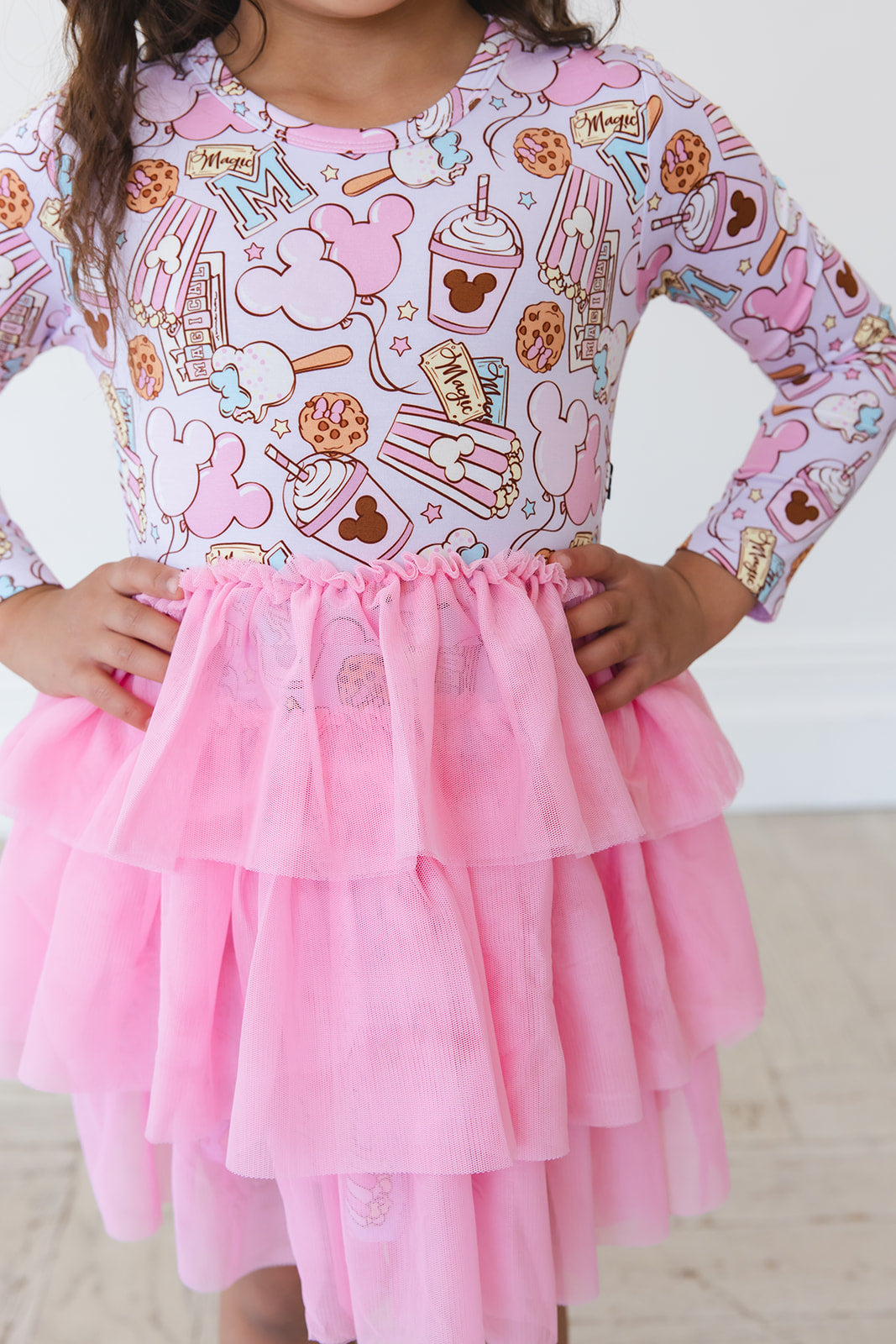 Snacks (purple) - Tutu Dress