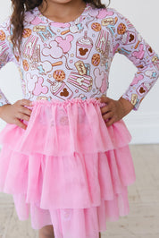 Snacks (purple) - Tutu Dress