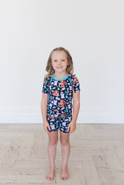(BLUE) Beyond the Reef - Biker Short Set