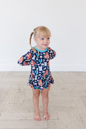 (BLUE) Beyond the Reef - Bodysuit Dress
