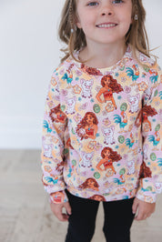 (PINK) Beyond the Reef - Define Terry Sweatshirt