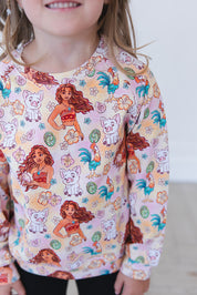 (PINK) Beyond the Reef - Define Terry Sweatshirt