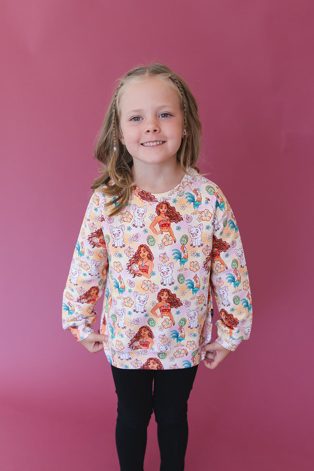 (PINK) Beyond the Reef - Define Terry Sweatshirt