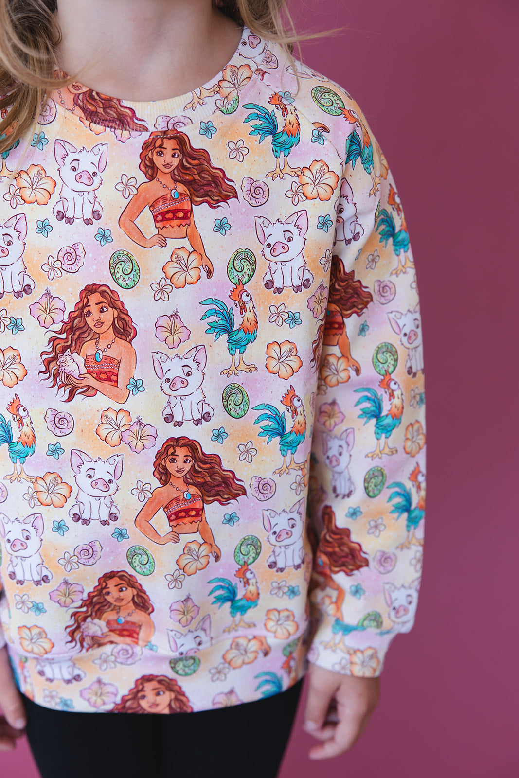 (PINK) Beyond the Reef - Define Terry Sweatshirt
