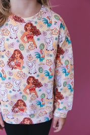(PINK) Beyond the Reef - Define Terry Sweatshirt