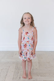 (PINK) Beyond the Reef - Tiered Dress