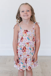 (PINK) Beyond the Reef - Tiered Dress