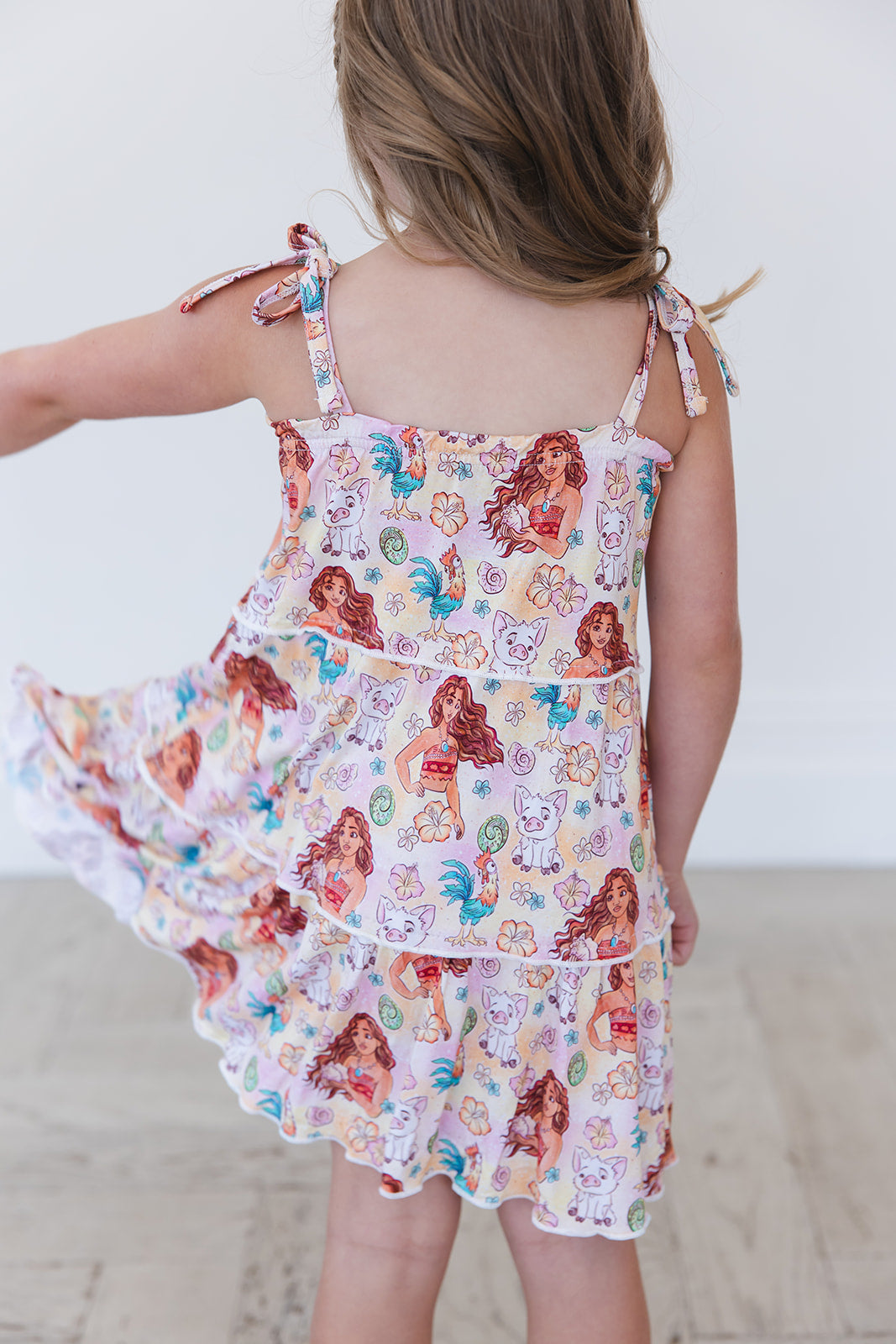 (PINK) Beyond the Reef - Tiered Dress