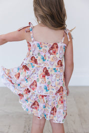 (PINK) Beyond the Reef - Tiered Dress