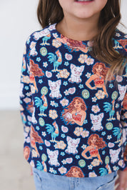 (BLUE) Beyond the Reef - Define Terry Sweatshirt