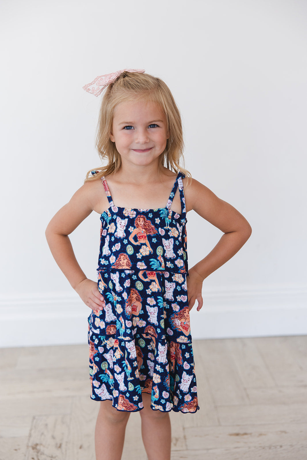 (BLUE) Beyond the Reef - Tiered Dress