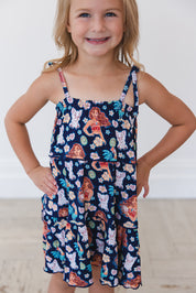 (BLUE) Beyond the Reef - Tiered Dress