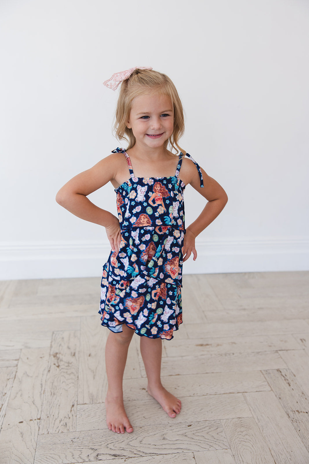 (BLUE) Beyond the Reef - Tiered Dress
