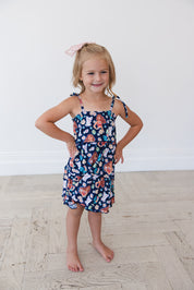 (BLUE) Beyond the Reef - Tiered Dress