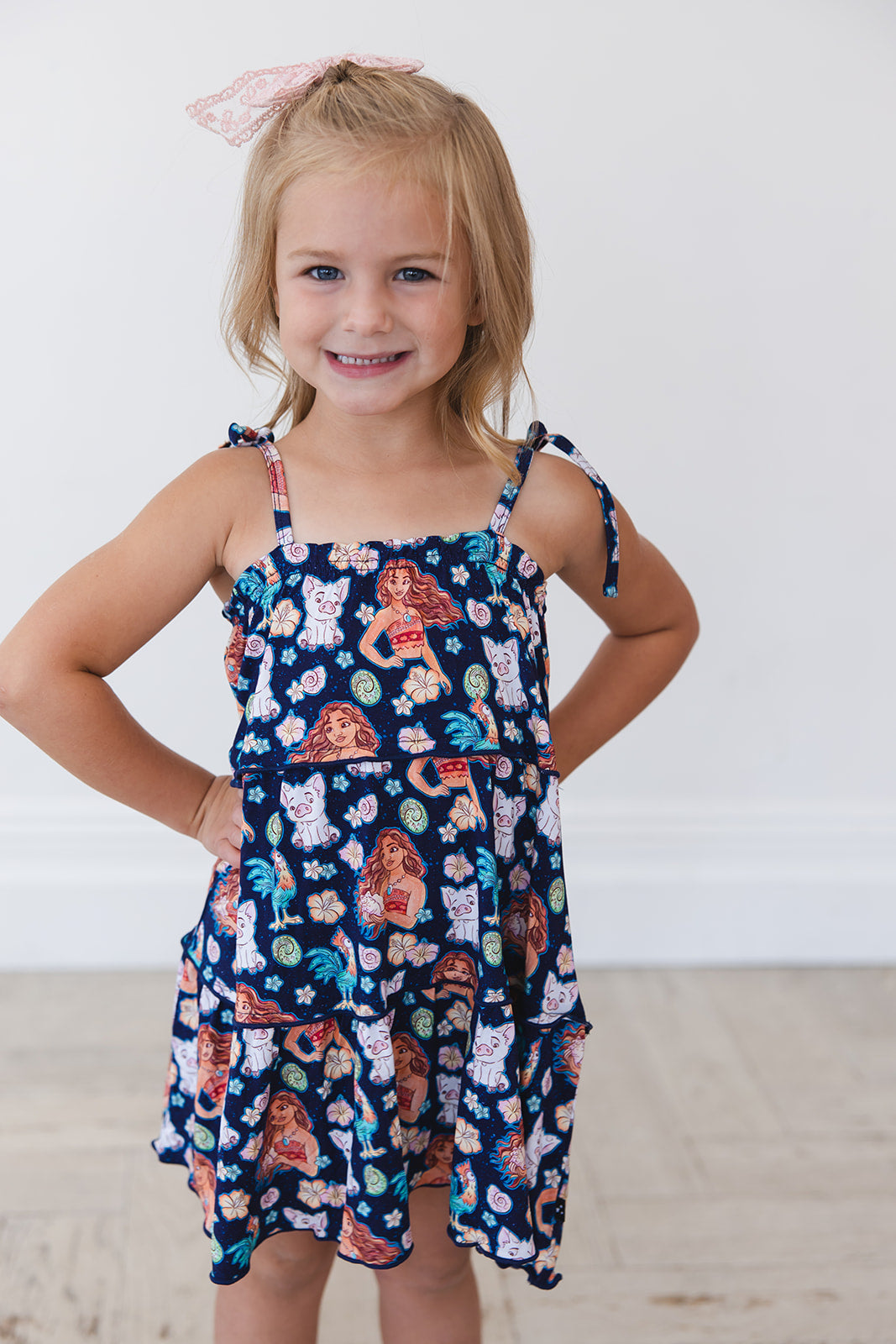 (BLUE) Beyond the Reef - Tiered Dress