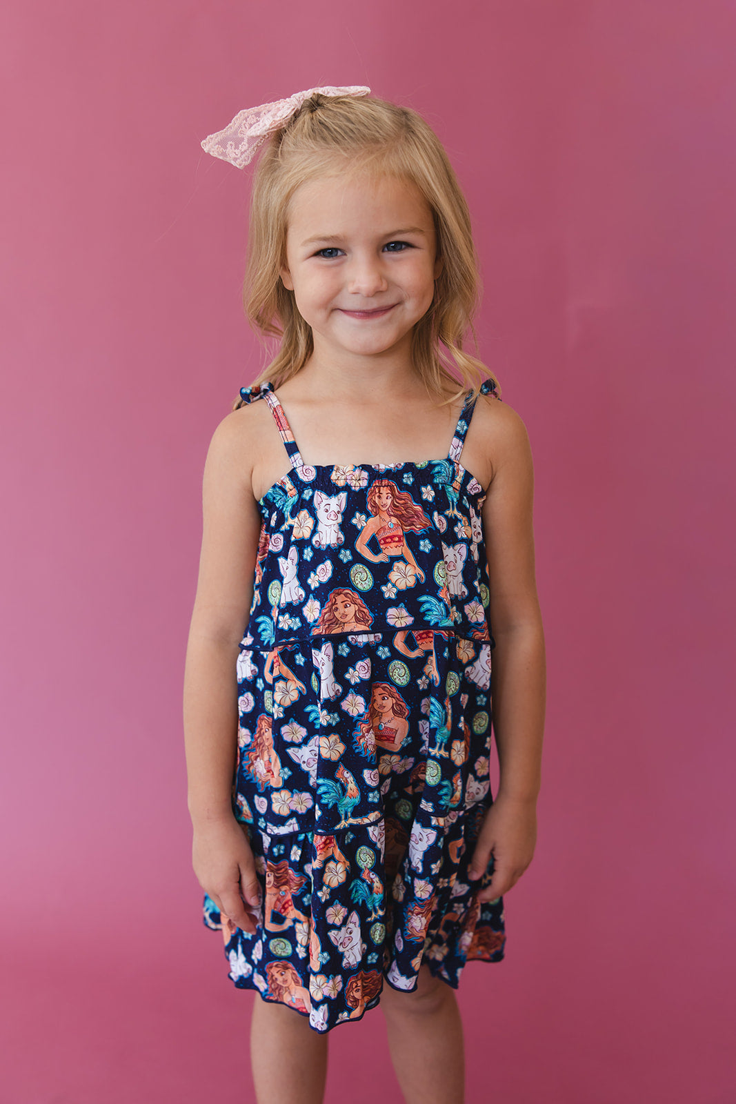 (BLUE) Beyond the Reef - Tiered Dress