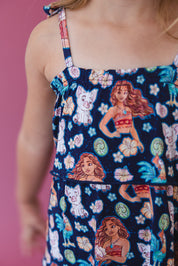 (BLUE) Beyond the Reef - Tiered Dress