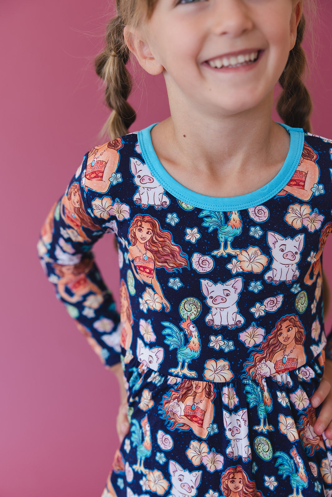 (BLUE) Beyond the Reef - Ruffle Dress