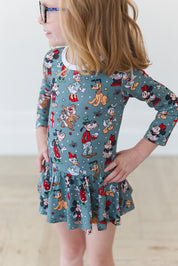 Home for the Holidays - Bodysuit Dress