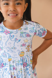 Midnight - Ruffle Dress