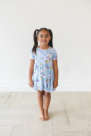 Midnight - Ruffle Dress