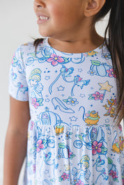 Midnight - Ruffle Dress