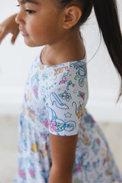 Midnight - Ruffle Dress