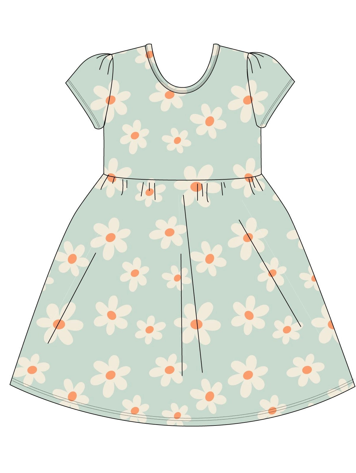 Darling Daisy: Skater Dress