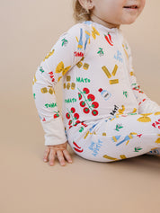 Bamboo Zip Romper | Pasta Club