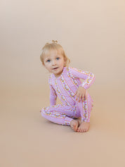 Bamboo Two Piece Set | Gingham & Flowers