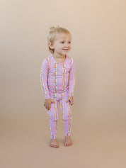 Bamboo Two Piece Set | Gingham & Flowers