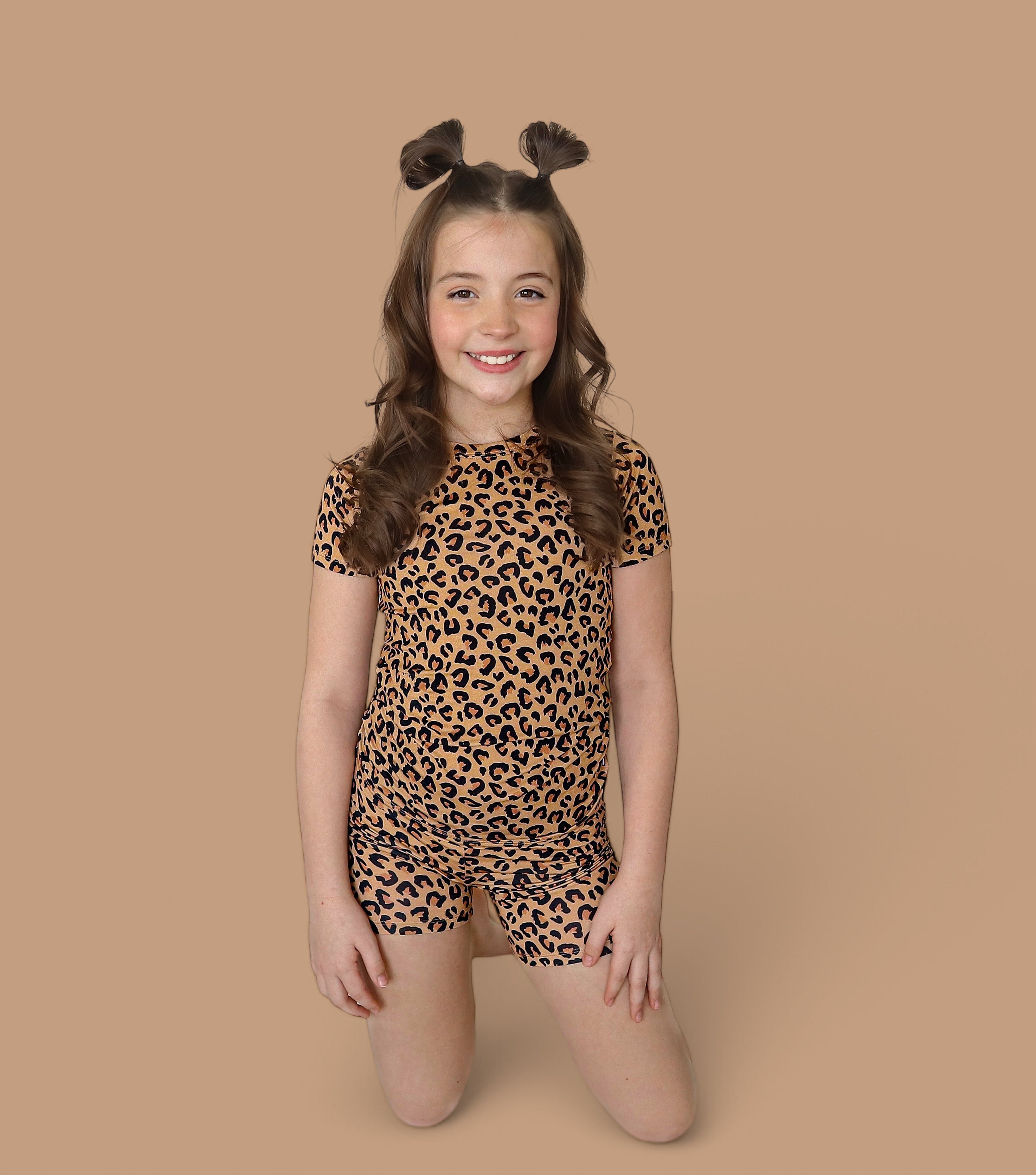 LEOPARD DREAM SHORT SET