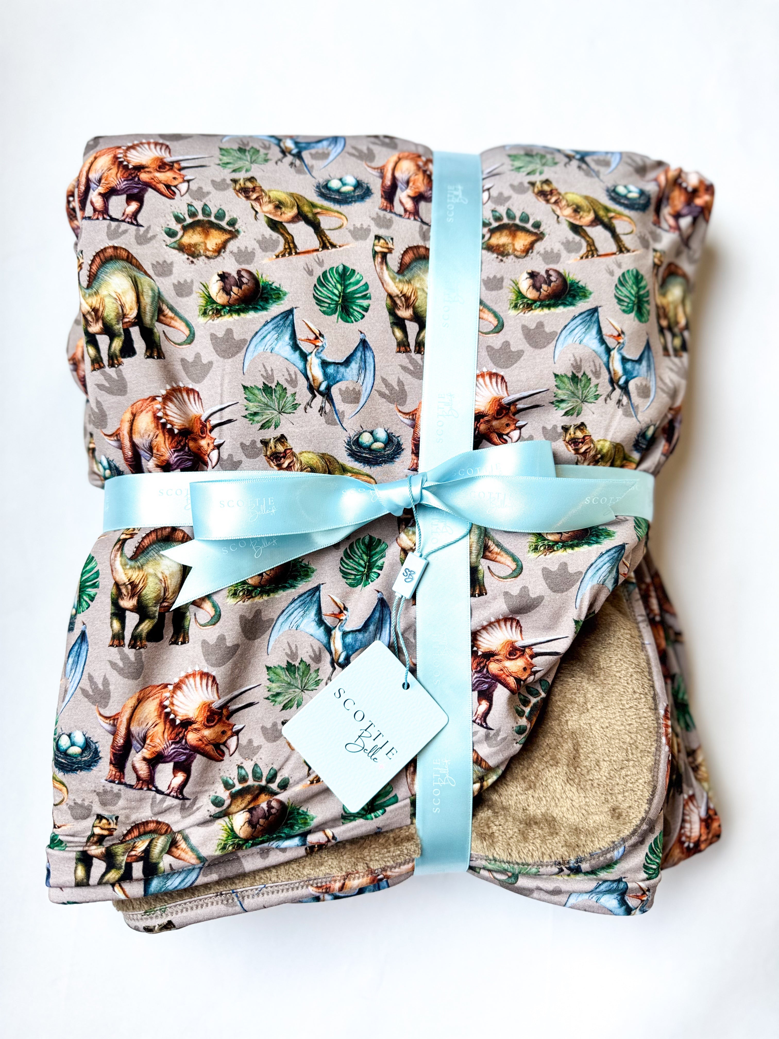 Dinos: Velvet Plush Blanket