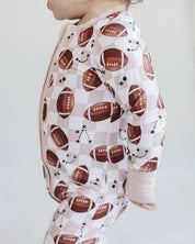 Bamboo Zip Romper | Game Day
