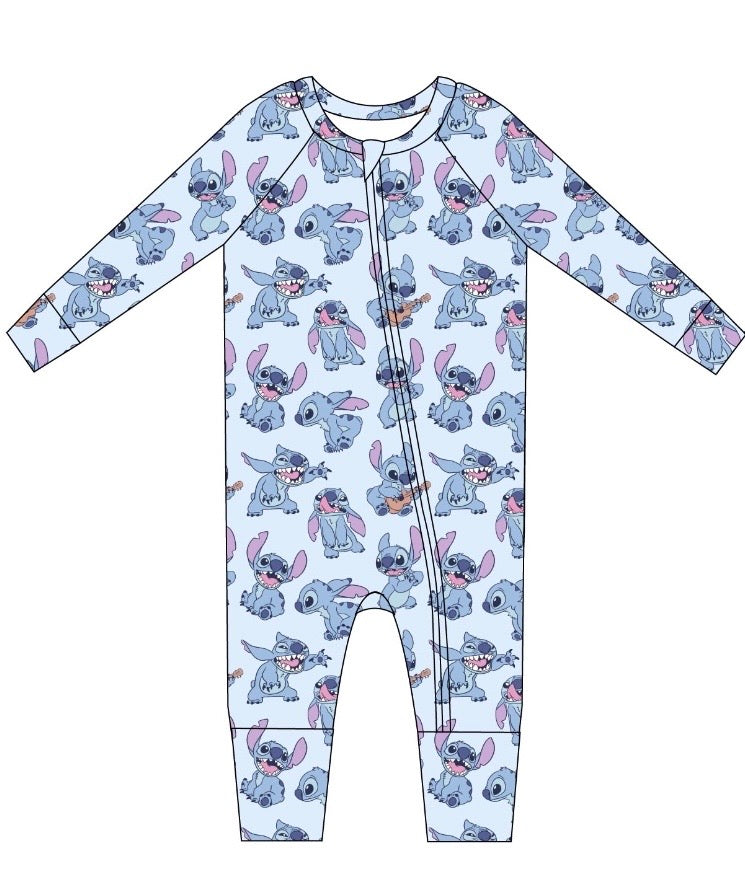 Blue Mischief (Ribbed): Zippy