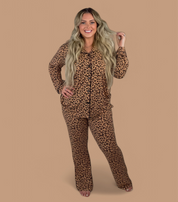 LEOPARD WOMEN'S RELAXED FLARE DREAM SET