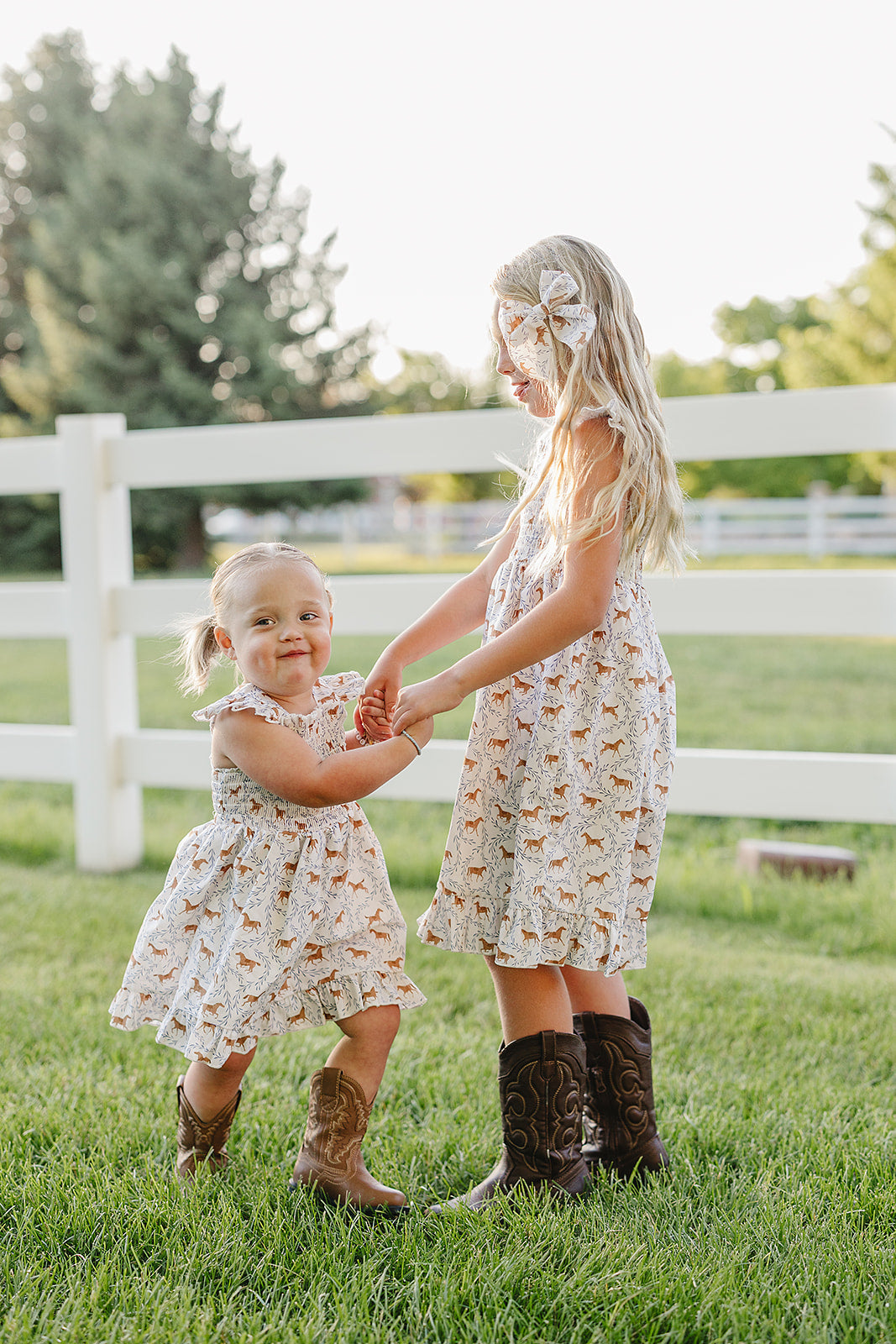 Pony Smocked Dress