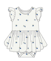 So Berry Sweet (ribbed) - Bodysuit Twirl Dress