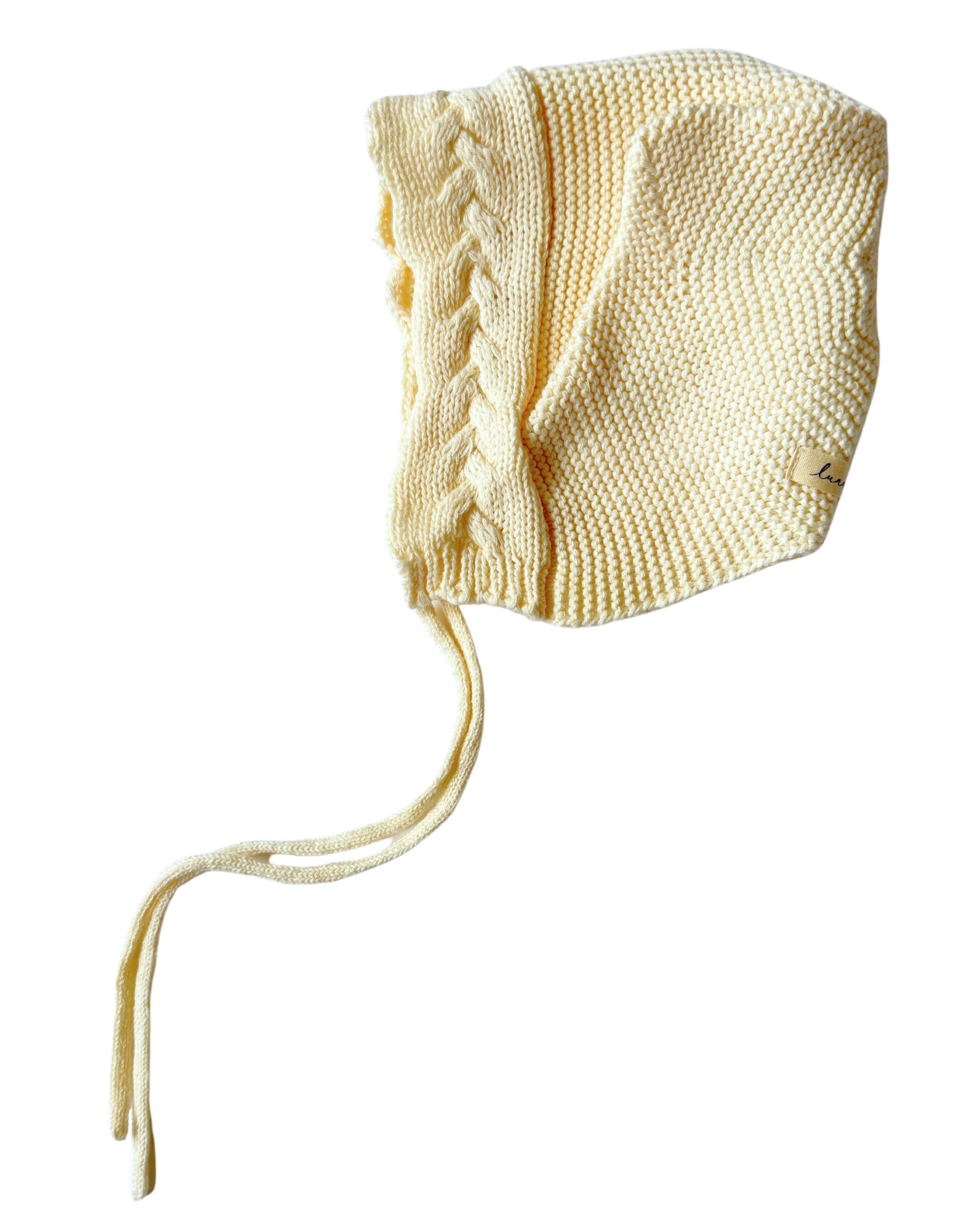 Baby Bear Bonnet - Cream