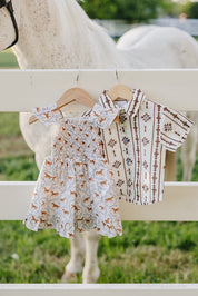 Pony Smocked Dress