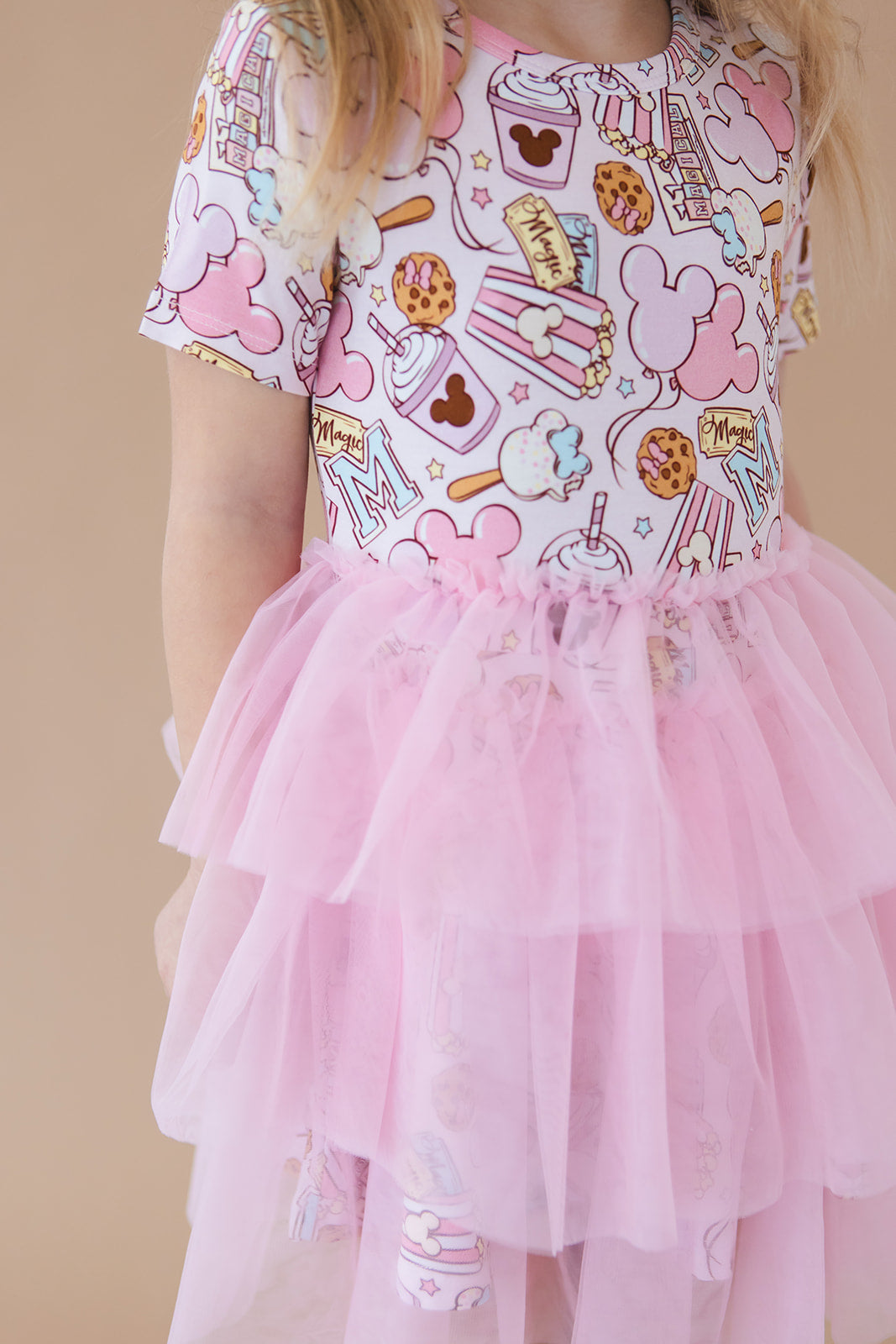 Snacks (pink) - Tutu Dress